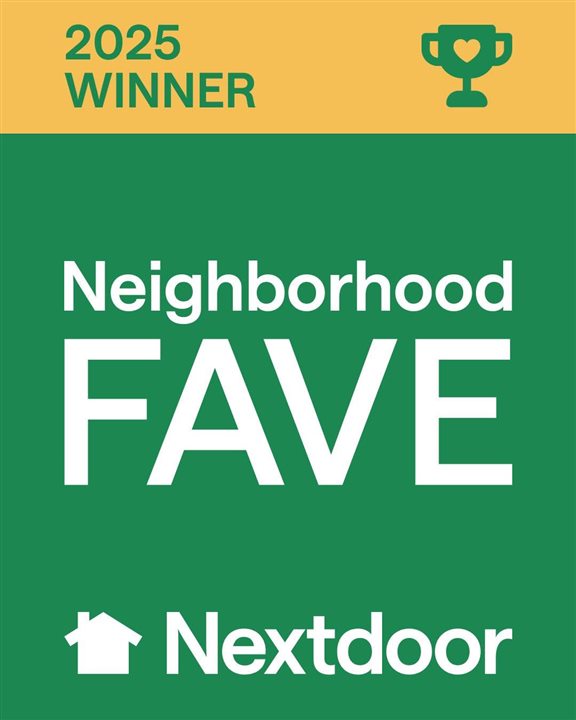 Winner of the 2025 Nextdoor Neighborhood Fave award